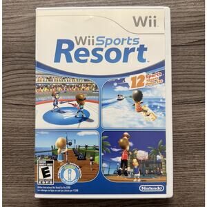Wii Sports Resort Nintendo Wii CIB Complete In Box w/ Manual